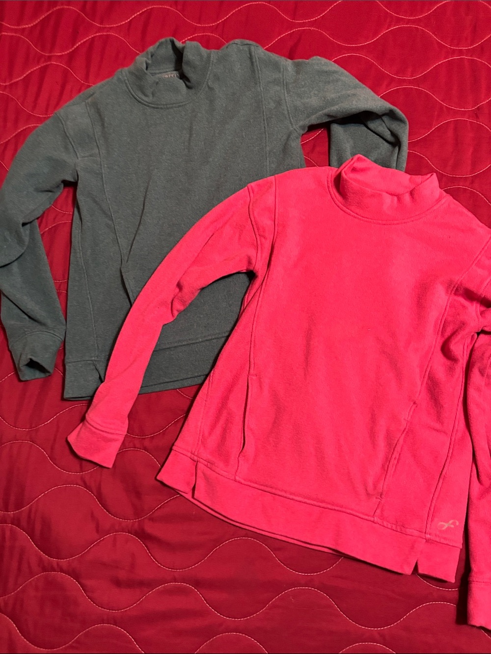 Kids Long-Sleeve Mock Neck Top  lot of 2